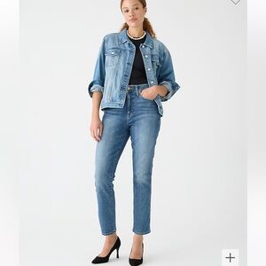 J. Crew Tall Curvy Vintage Slim Straight Warm Surf Wash size 26Tall (A)